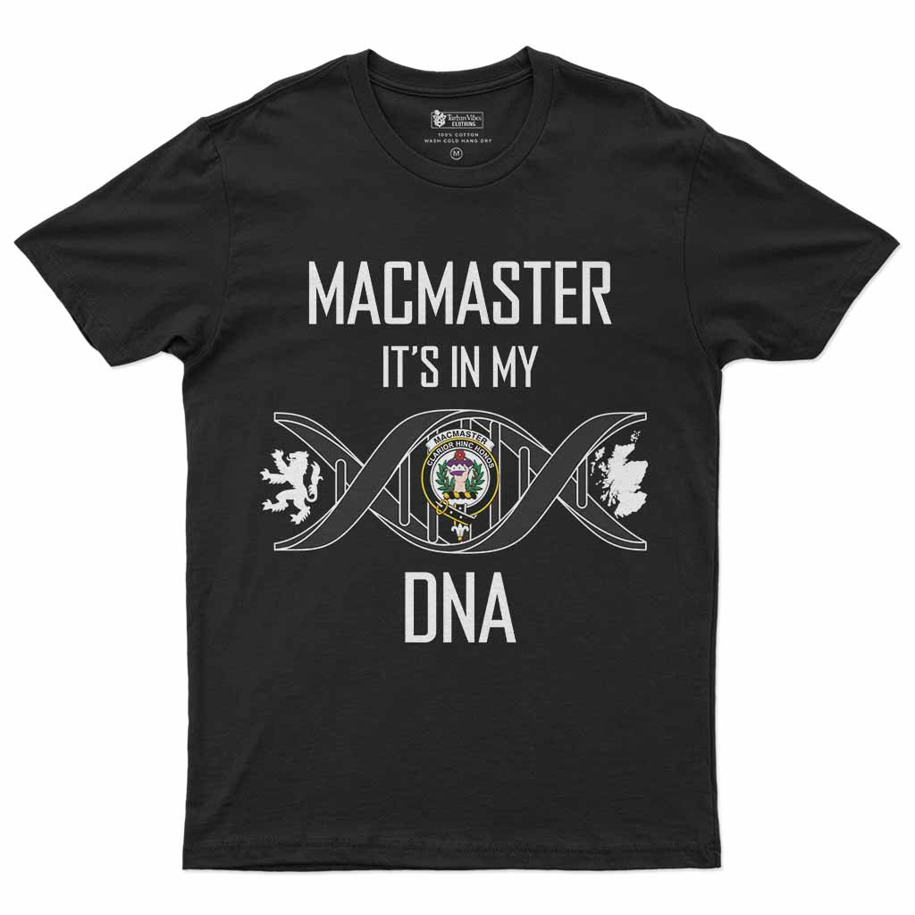 MacMaster (McMaster) Clan DNA Men's T-Shirt Black - Tartan Vibes Clothing