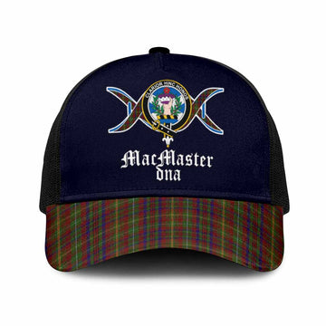 MacMaster (McMaster) Clan DNA Tartan Mesh Trucker Cap One Size (Adjustable) Black - Tartan Vibes Clothing