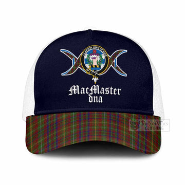 MacMaster (McMaster) Clan DNA Tartan Mesh Trucker Cap One Size (Adjustable) White - Tartan Vibes Clothing