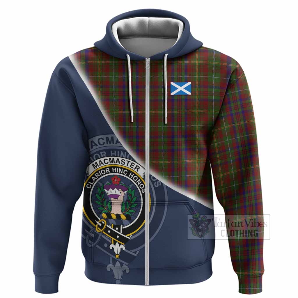 MacMaster (McMaster) Clan Tartan Crest Hoodie Scottish Clan Pride Zip Hoodie - Tartan Vibes Clothing