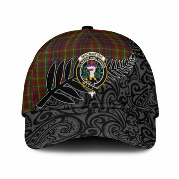 MacMaster (McMaster) Crest Tartan Classic Cap with New Zealand Silver Fern Half Style