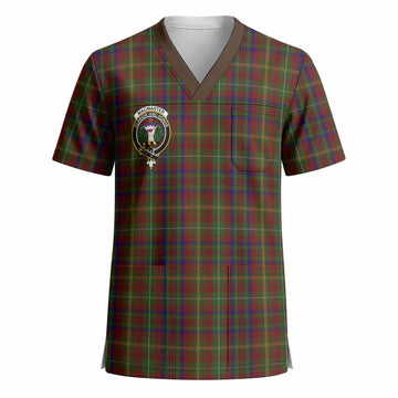 MacMaster (McMaster) Crest Tartan Scrub Top - Tartan Vibes Clothing