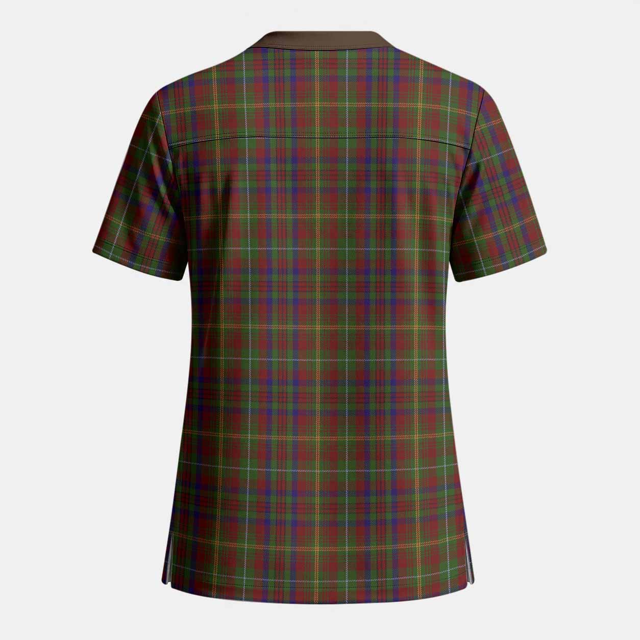 MacMaster (McMaster) Crest Tartan Scrub Top - Tartan Vibes Clothing