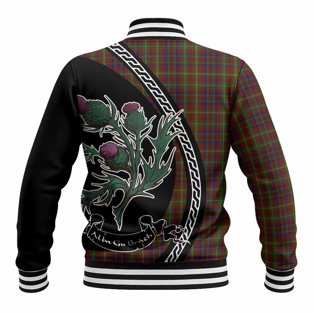 MacMaster (McMaster) Family Crest Tartan Baseball Jacket Alba Thistle Inspired - Tartan Vibes Clothing