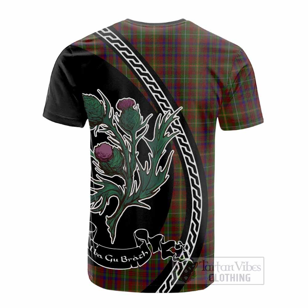 MacMaster (McMaster) Family Crest Tartan Cotton T-shirt Alba Thistle Inspired - Tartan Vibes Clothing