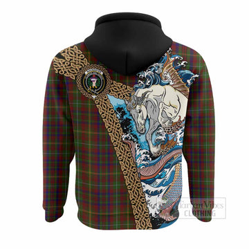MacMaster (McMaster) Scotland Tartan Crest Mythical Hoodie Celtic Kelpie - Tartan Vibes Clothing