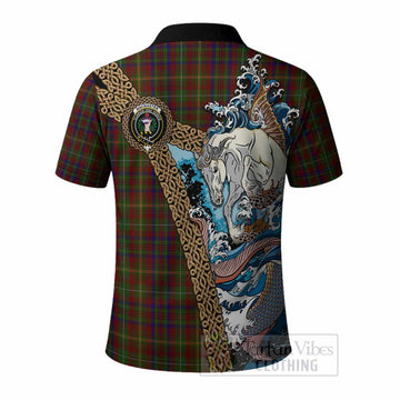 MacMaster (McMaster) Scotland Tartan Crest Mythical Polo Shirt Celtic Kelpie - Tartan Vibes Clothing
