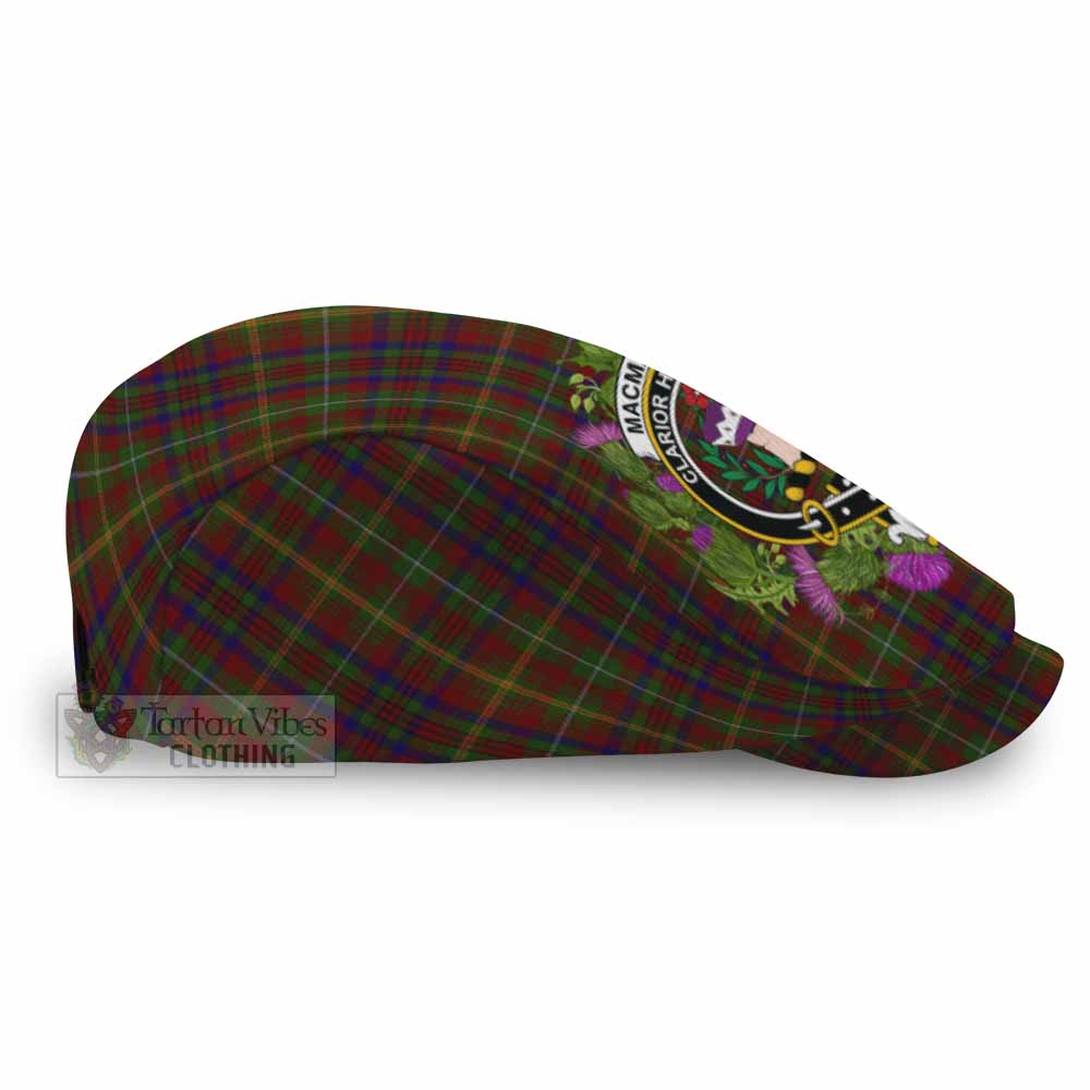 MacMaster (McMaster) Scotland Tartan Crest Thistle Heritage Flat Cap, Jeff Cap - Tartan Vibes Clothing
