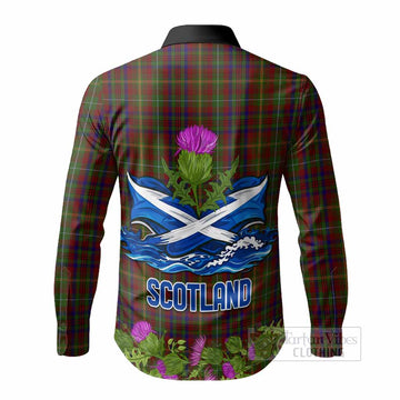 MacMaster (McMaster) Scotland Tartan Crest Thistle Heritage Long Sleeve Button Shirts
