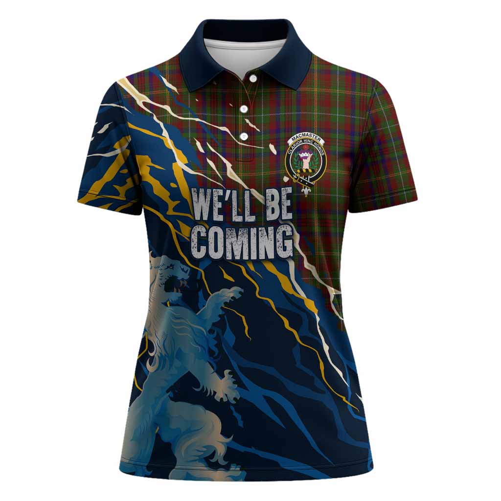 MacMaster (McMaster) Scotland Tartan Women Polo Shirt WC2026 Football - We'll Be Coming