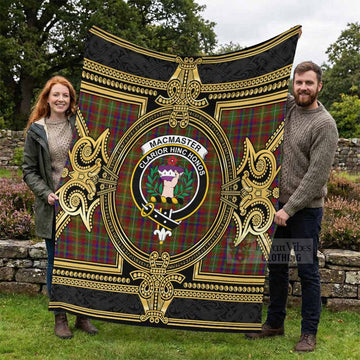 MacMaster (McMaster) Scottish Tartan Crest Blanket Royal Stylized - Tartan Vibes Clothing