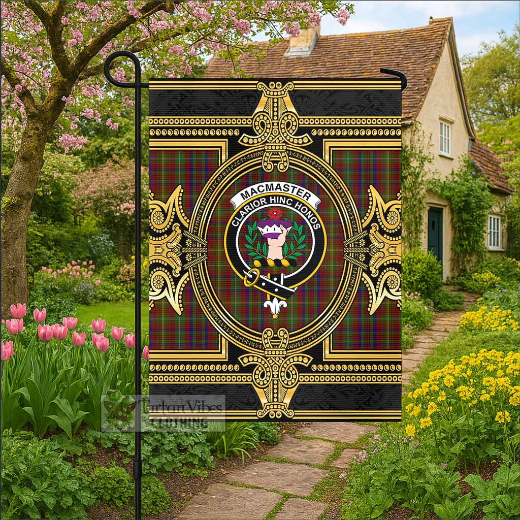 MacMaster (McMaster) Scottish Tartan Crest Garden Flag Royal Stylized - Tartan Vibes Clothing
