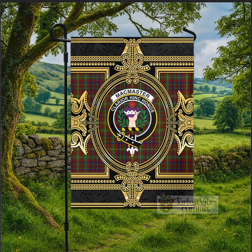 MacMaster (McMaster) Scottish Tartan Crest Garden Flag Royal Stylized - Tartan Vibes Clothing