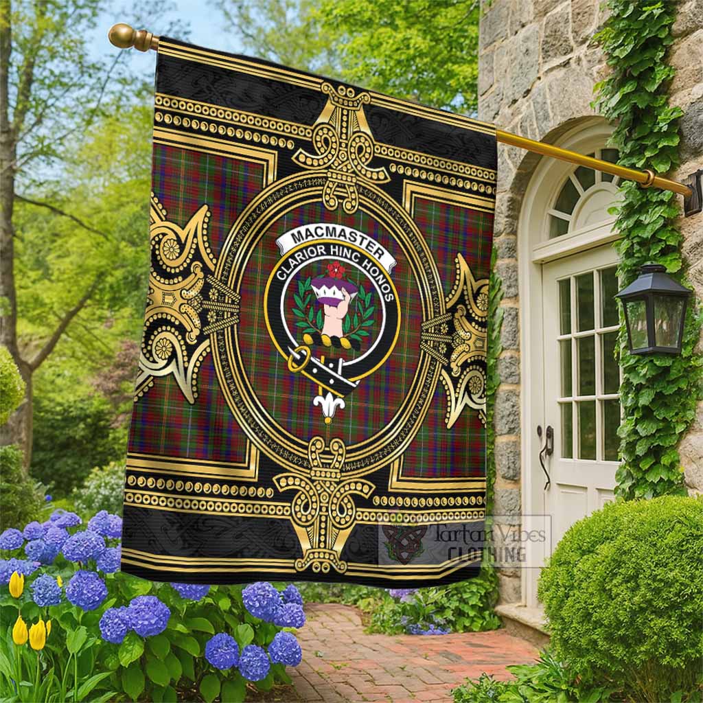 MacMaster (McMaster) Scottish Tartan Crest Garden Flag Royal Stylized - Tartan Vibes Clothing