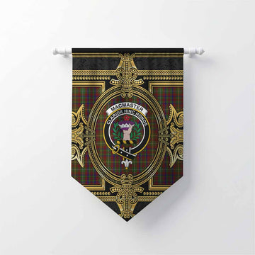 MacMaster (McMaster) Scottish Tartan Crest Gonfalon Royal Stylized Chevron - Tartan Vibes Clothing