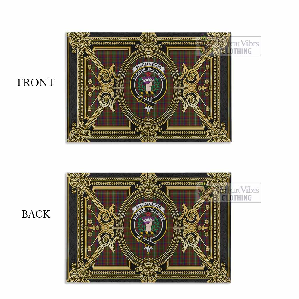 MacMaster (McMaster) Scottish Tartan Crest House Flag Royal Stylized - Tartan Vibes Clothing