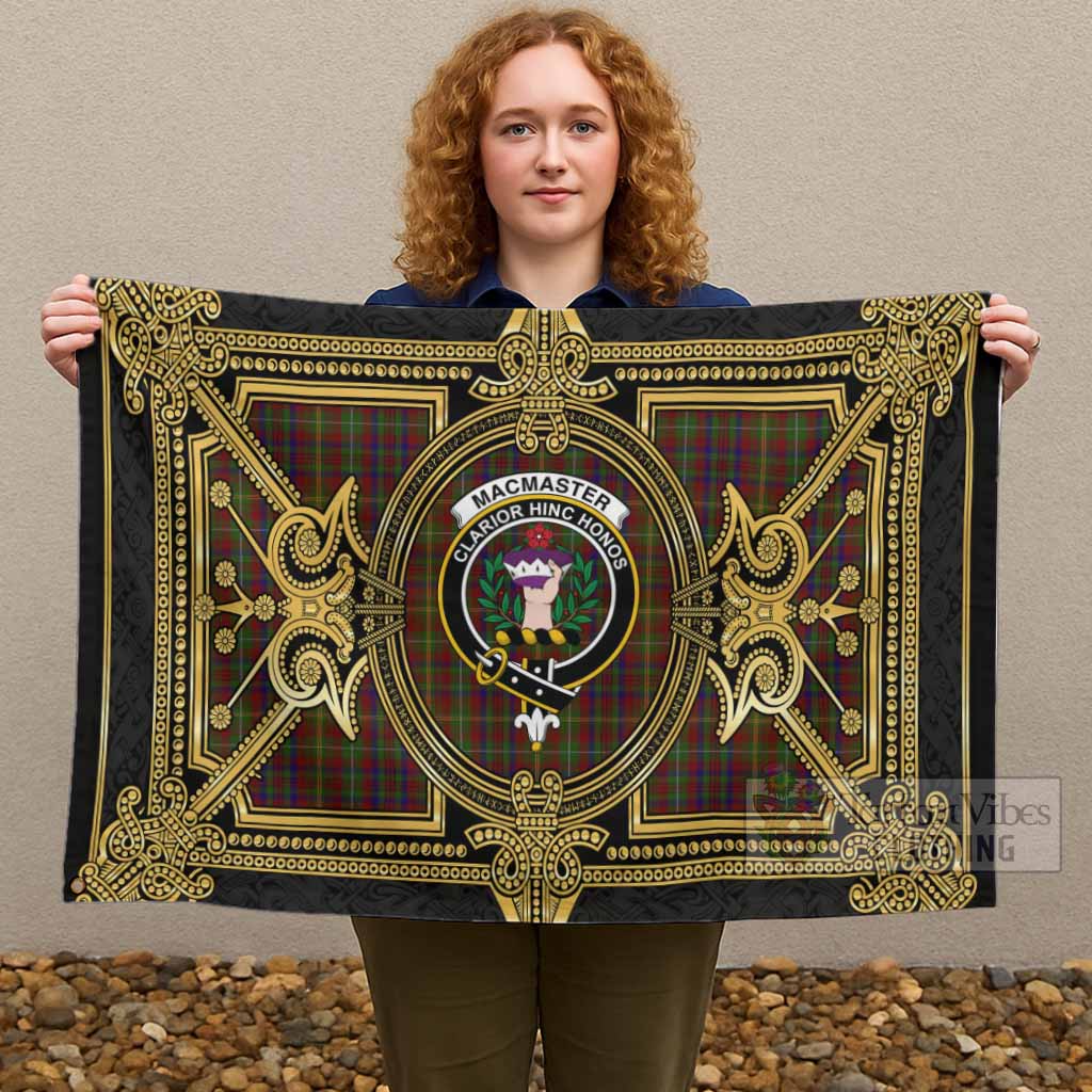 MacMaster (McMaster) Scottish Tartan Crest House Flag Royal Stylized - Tartan Vibes Clothing