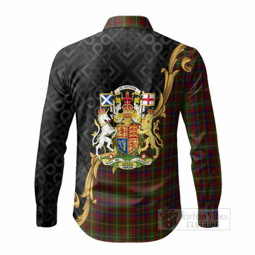 MacMaster (McMaster) Scottish Tartan Crest Long Sleeve Button Shirts Royal Baroque Style - Tartan Vibes Clothing