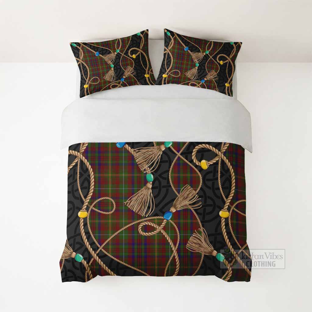MacMaster (McMaster) Scottish Tartan Twisted Ropes Stylized Bedding Set - Tartan Vibes Clothing