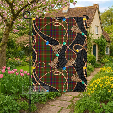 MacMaster (McMaster) Scottish Tartan Twisted Ropes Stylized Garden Flag - Tartan Vibes Clothing