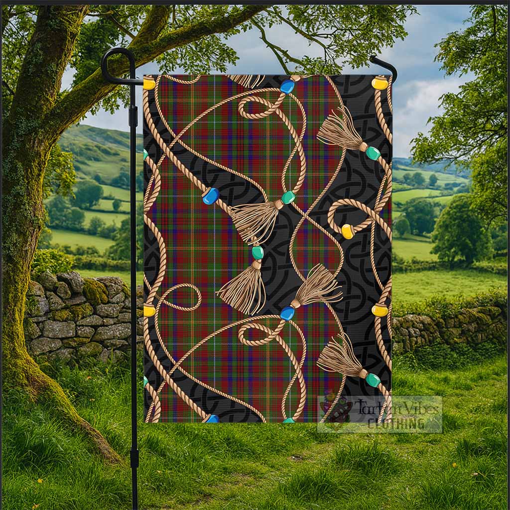 MacMaster (McMaster) Scottish Tartan Twisted Ropes Stylized Garden Flag - Tartan Vibes Clothing