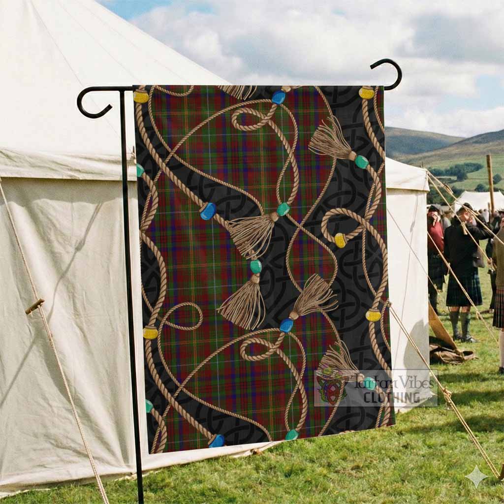 MacMaster (McMaster) Scottish Tartan Twisted Ropes Stylized Garden Flag - Tartan Vibes Clothing