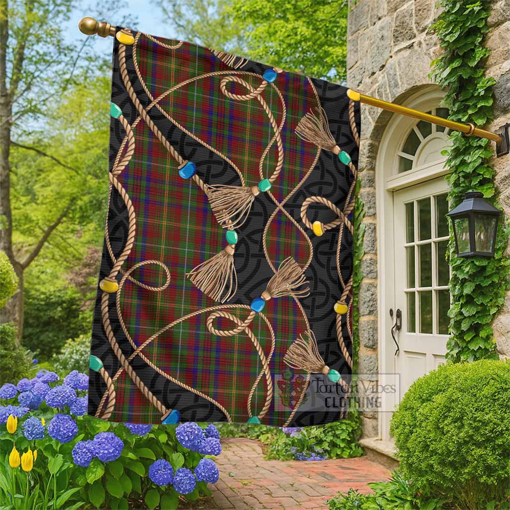 MacMaster (McMaster) Scottish Tartan Twisted Ropes Stylized Garden Flag - Tartan Vibes Clothing