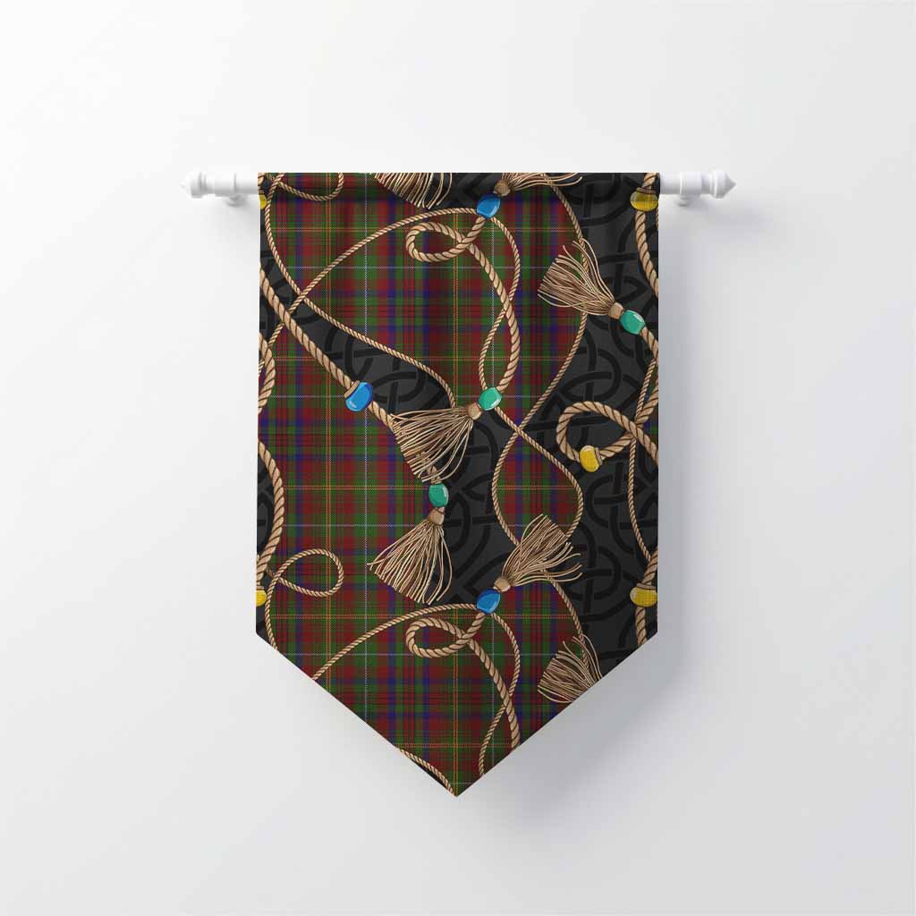 MacMaster (McMaster) Scottish Tartan Twisted Ropes Stylized Gonfalon Chevron - Tartan Vibes Clothing