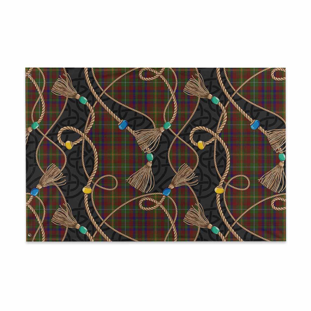 MacMaster (McMaster) Scottish Tartan Twisted Ropes Stylized House Flag 48*72 inch (120*180 cm) - Tartan Vibes Clothing