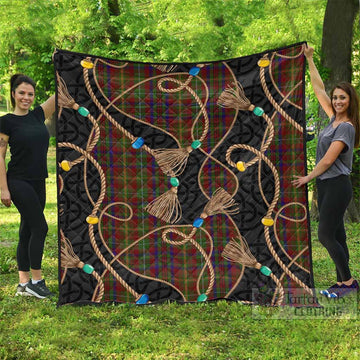 MacMaster (McMaster) Scottish Tartan Twisted Ropes Stylized Premium Quilt - Tartan Vibes Clothing