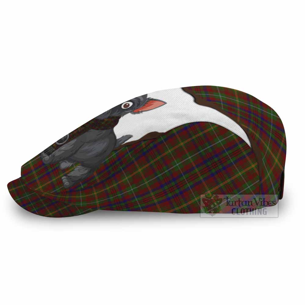 MacMaster (McMaster) Scottish Terrier Tartan Flat Cap, Jeff Cap Thistle Heritage Art - Tartan Vibes Clothing