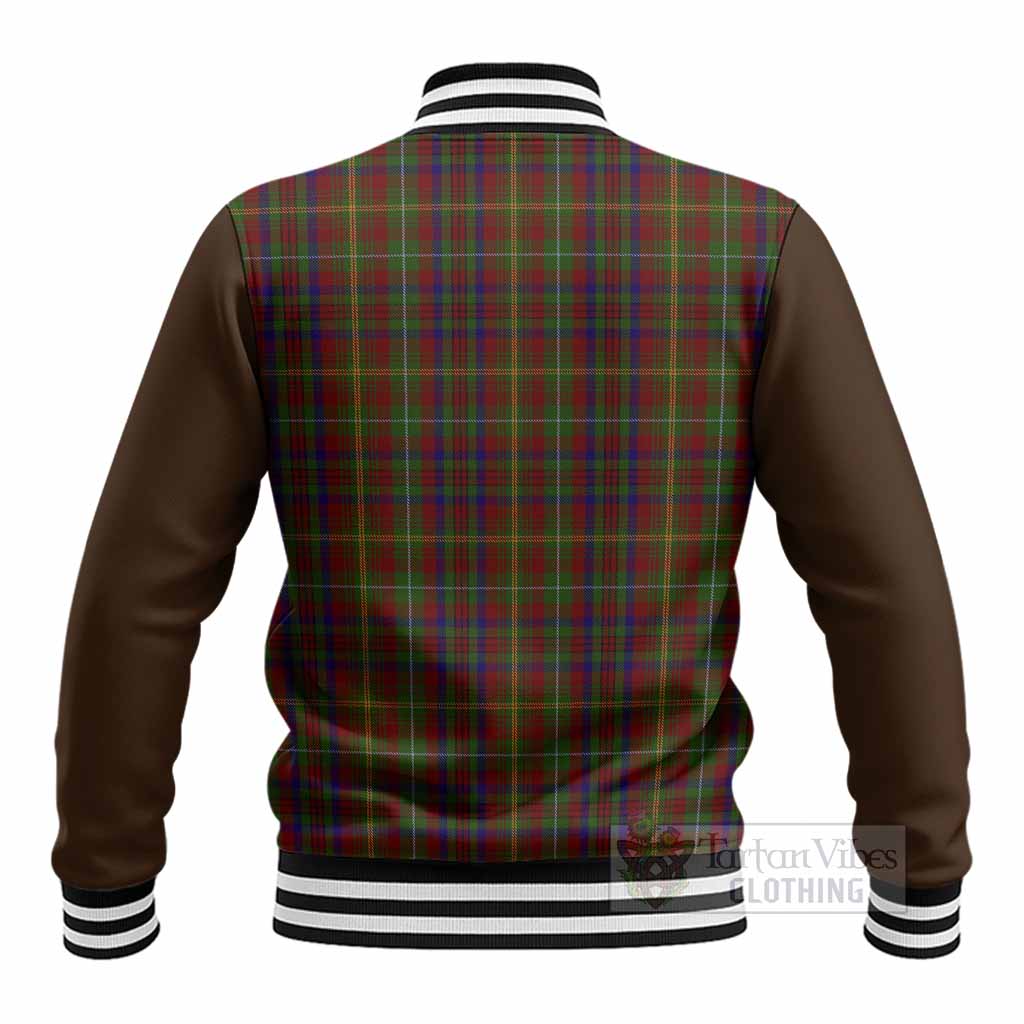 MacMaster (McMaster) Tartan Accent Baseball Jacket with Family Crest - Tartan Vibes Clothing