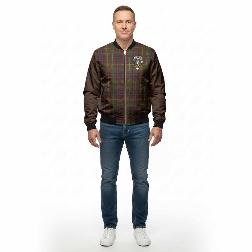 MacMaster (McMaster) Tartan Accent Bomber Jacket with Family Crest - Tartan Vibes Clothing
