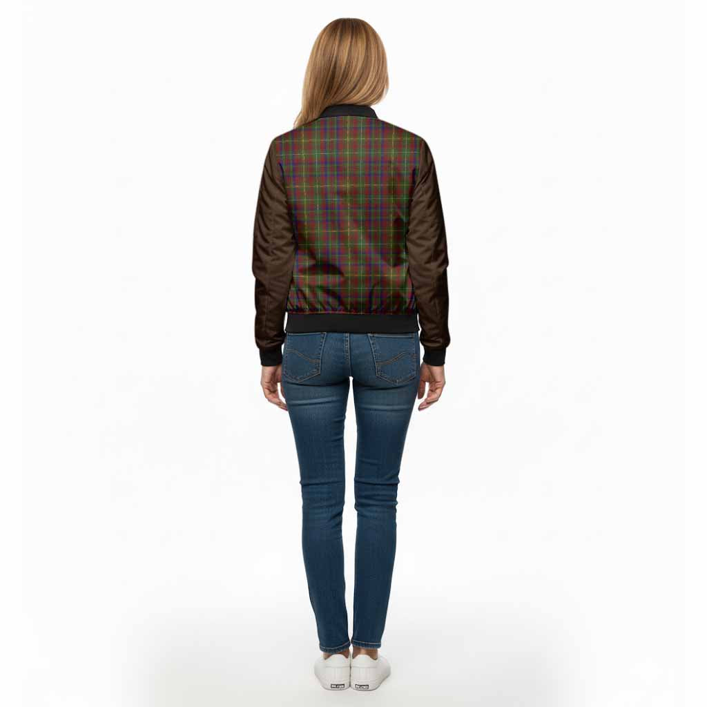 MacMaster (McMaster) Tartan Accent Bomber Jacket with Family Crest - Tartan Vibes Clothing