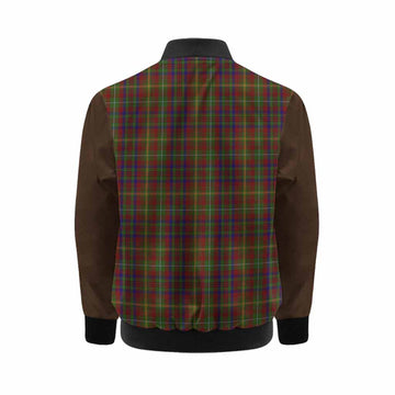 MacMaster (McMaster) Tartan Accent Kid Bomber Jacket with Family Crest