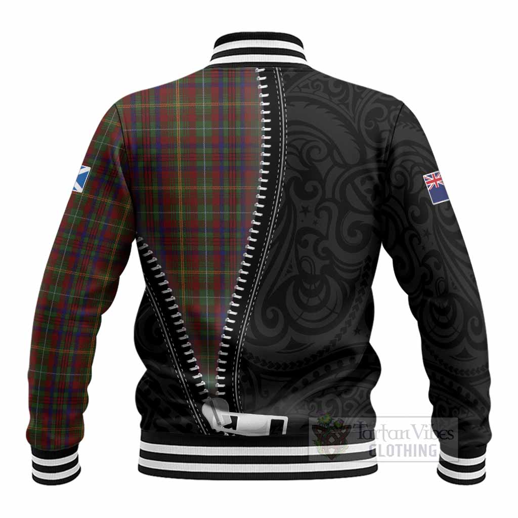 MacMaster (McMaster) Tartan Baseball Jacket New Zealand Pattern Unique Zipper Stylized