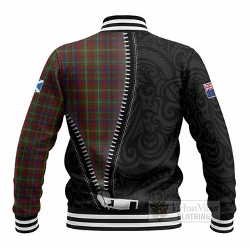 MacMaster (McMaster) Tartan Baseball Jacket New Zealand Pattern Unique Zipper Stylized