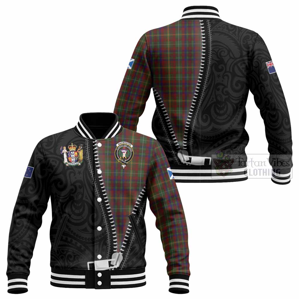 MacMaster (McMaster) Tartan Baseball Jacket New Zealand Pattern Unique Zipper Stylized