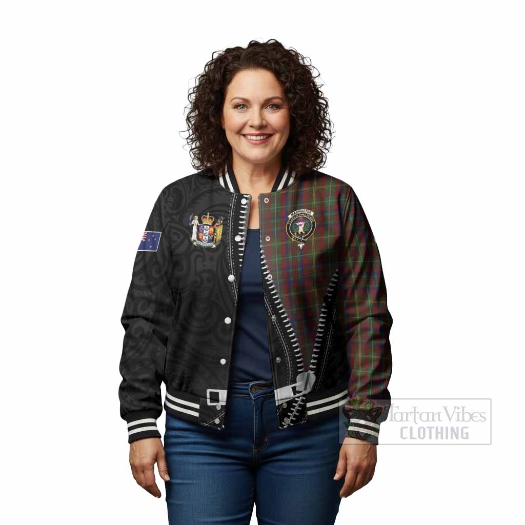 MacMaster (McMaster) Tartan Baseball Jacket New Zealand Pattern Unique Zipper Stylized