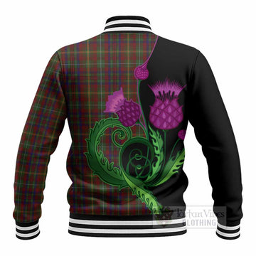 MacMaster (McMaster) Tartan Baseball Jacket Traditional Scottish Thistle