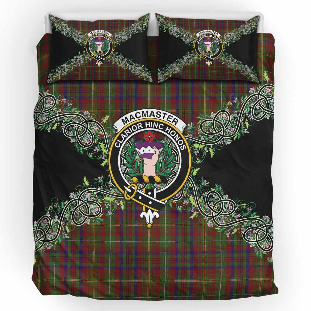 MacMaster (McMaster) Tartan Bedding Set Thistle Scottish Spirit