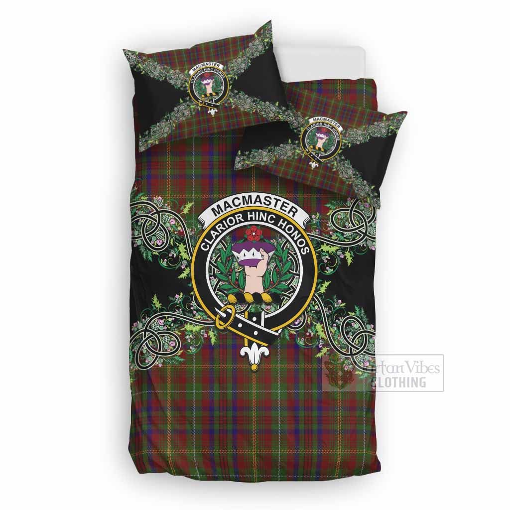 MacMaster (McMaster) Tartan Bedding Set Thistle Scottish Spirit