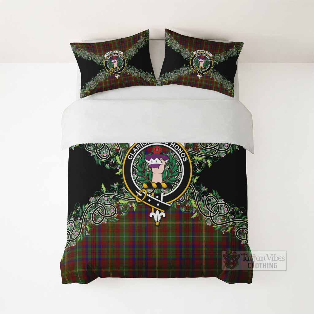 MacMaster (McMaster) Tartan Bedding Set Thistle Scottish Spirit