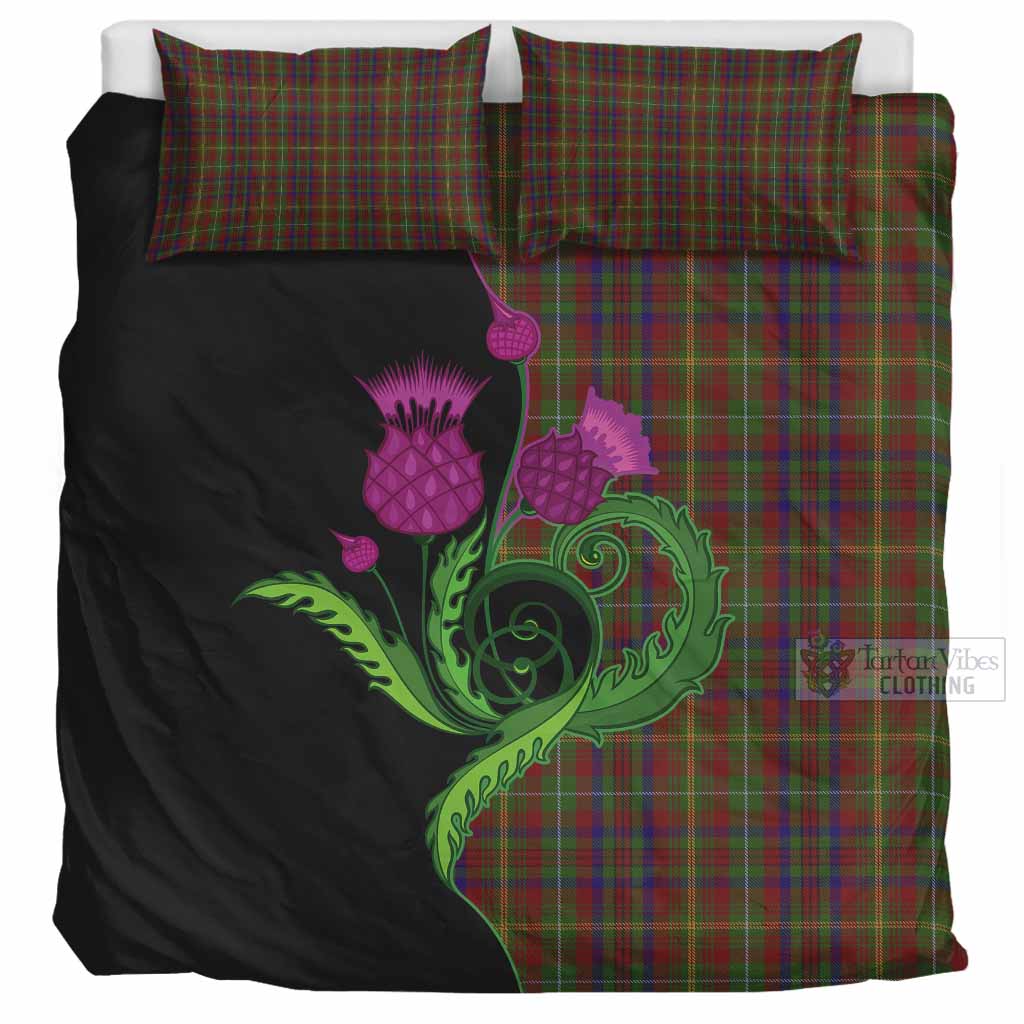 MacMaster (McMaster) Tartan Bedding Set Traditional Scottish Thistle UK Bedding Set UK Super King 104*94 inch - Tartan Vibes Clothing