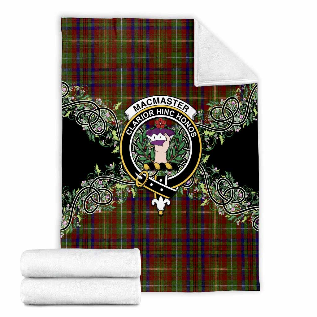 MacMaster (McMaster) Tartan Blanket Thistle Scottish Spirit X-Large 59 x 79 inches 150 x 200 cm - Tartan Vibes Clothing