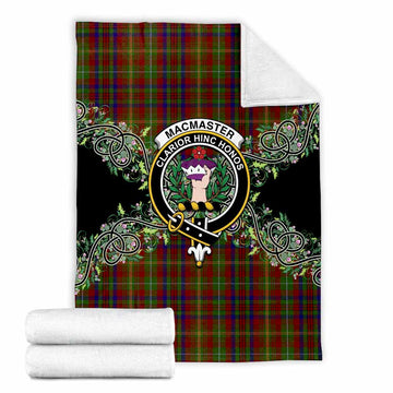 MacMaster (McMaster) Tartan Blanket Thistle Scottish Spirit