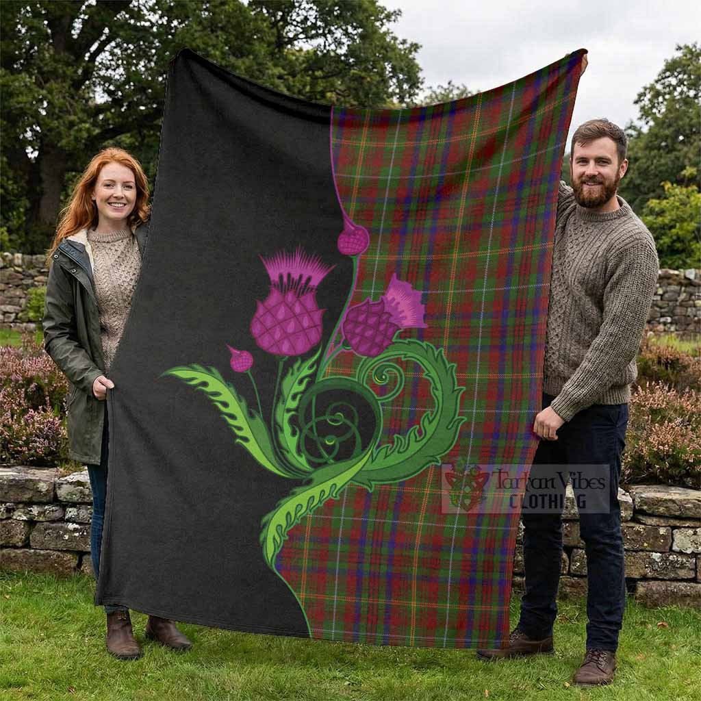 MacMaster (McMaster) Tartan Blanket Traditional Scottish Thistle - Tartan Vibes Clothing