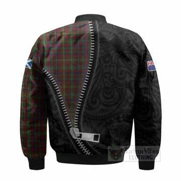 MacMaster (McMaster) Tartan Bomber Jacket New Zealand Pattern Unique Zipper Stylized