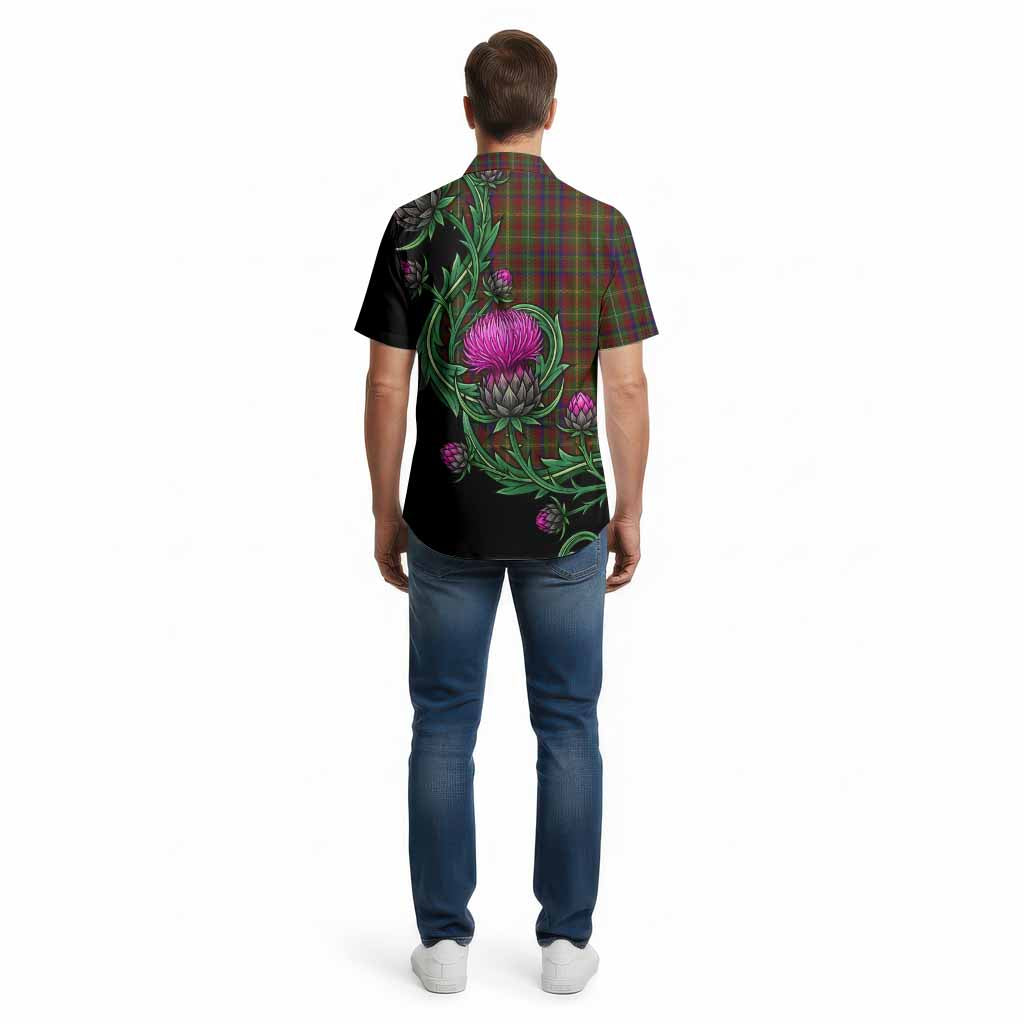 MacMaster (McMaster) Tartan Cotton Hawaiian Shirt Resilient Scottish Thistle - Tartan Vibes Clothing