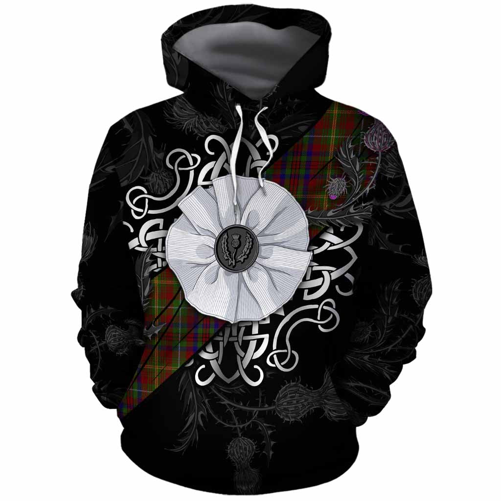 MacMaster (McMaster) Tartan Cotton Hoodie Jacobite White Rose Pullover Hoodie XS - Tartan Vibes Clothing